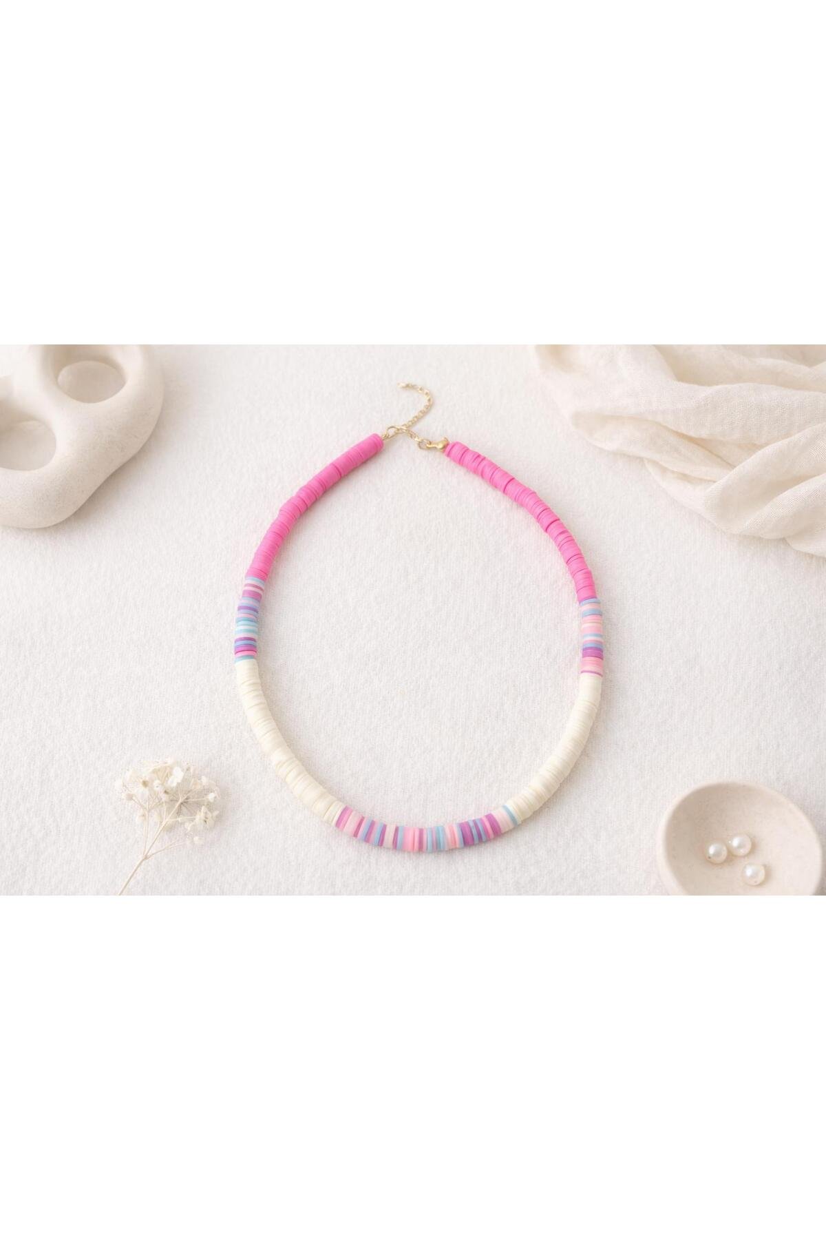 Sunny Pastel Fimo Kolye