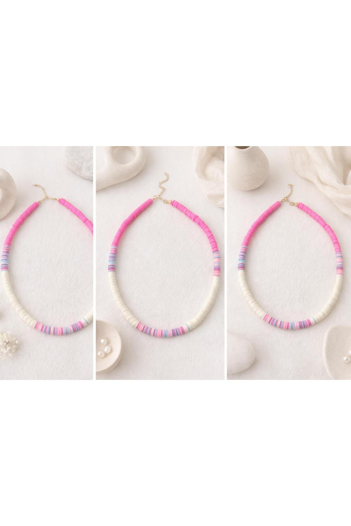 Sunny Pastel Fimo Kolye