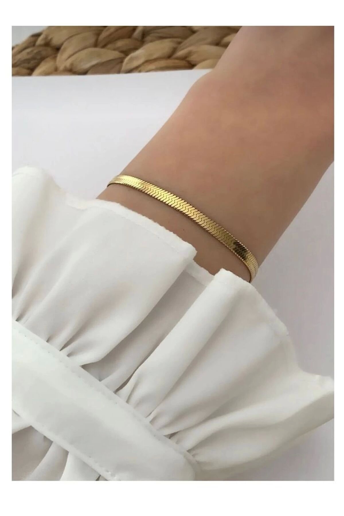 İtalyan Zinciri Çelik Bileklik