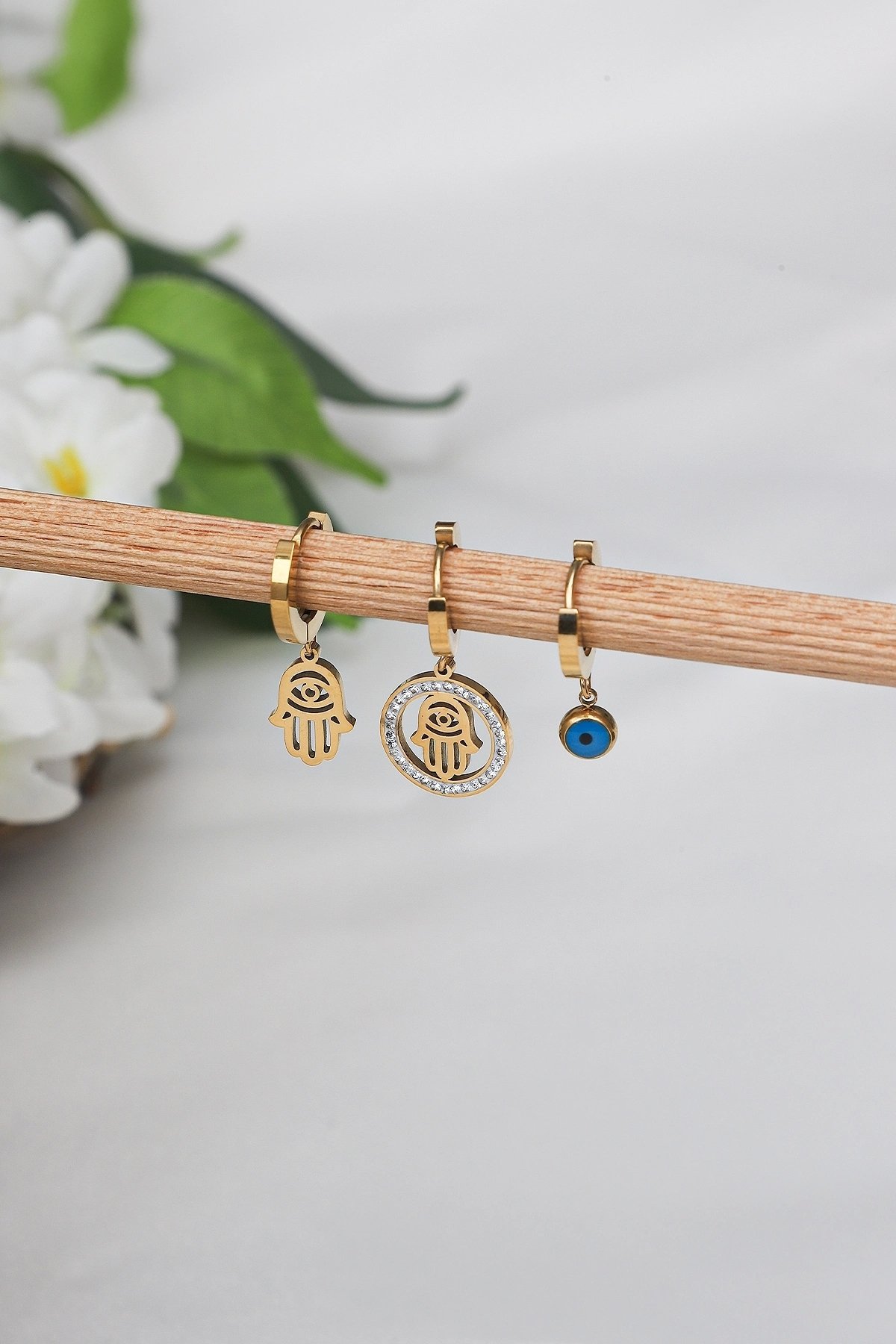 Fatma Ana El Çelik Küpe