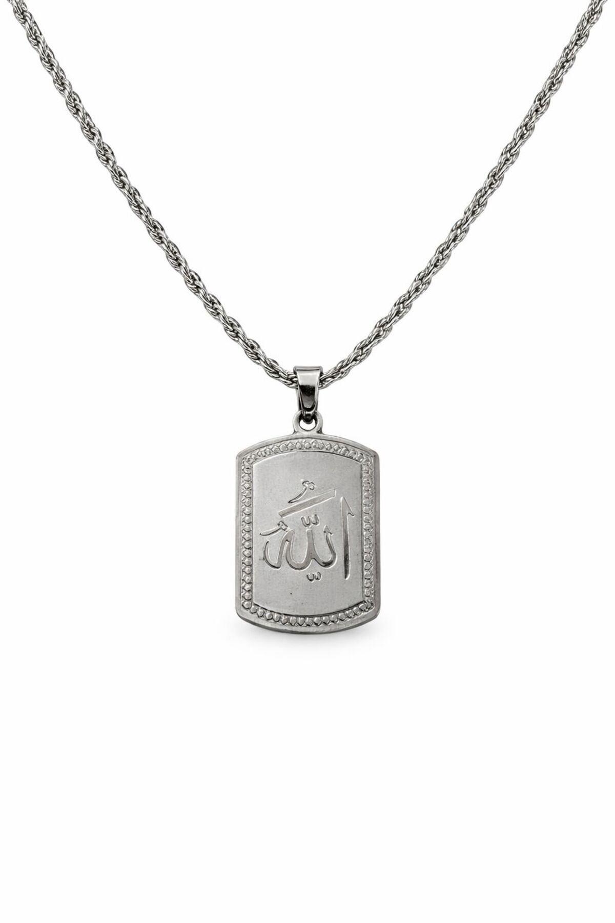 GOD WRITTEN STEEL NECKLACE