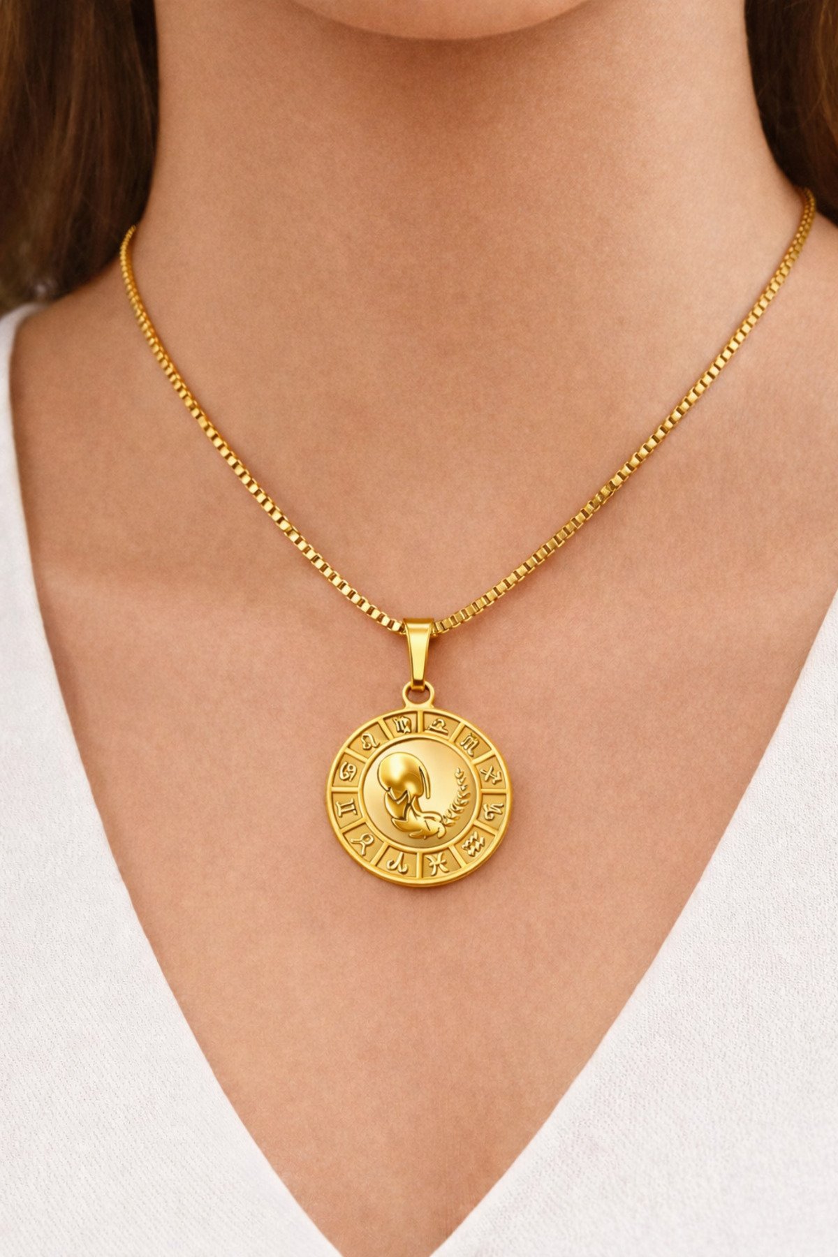 BAŞAK BURCU ÇELİK KOLYE