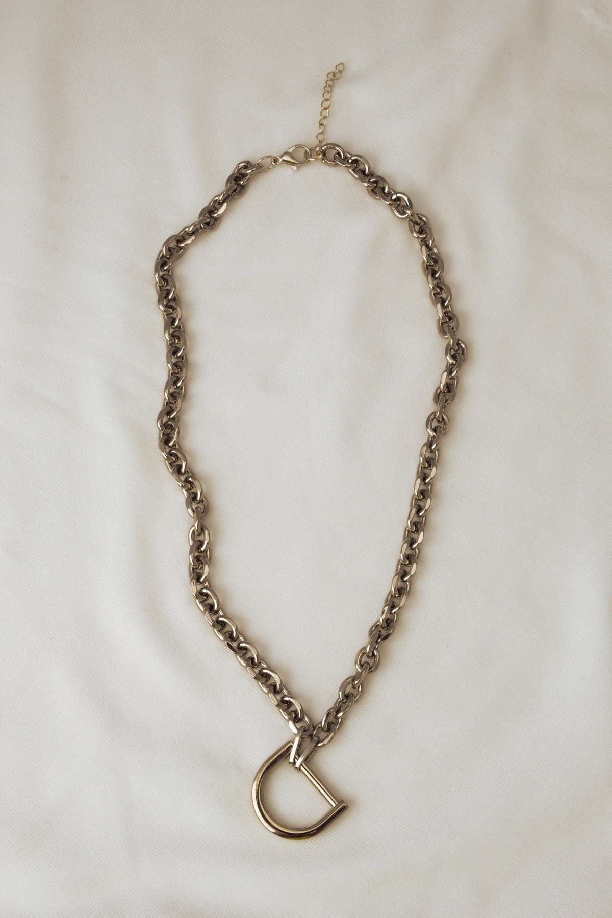 Silver Color Chain Necklace