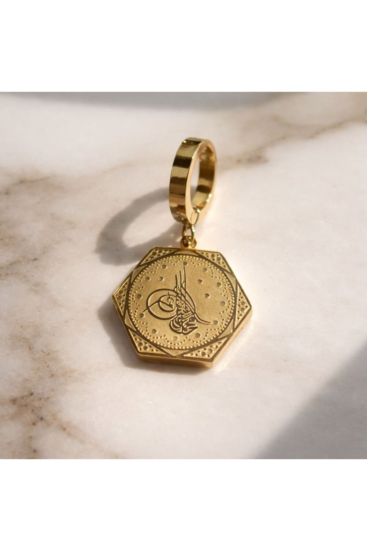 Ottoman Tugral Steel Earrings Women