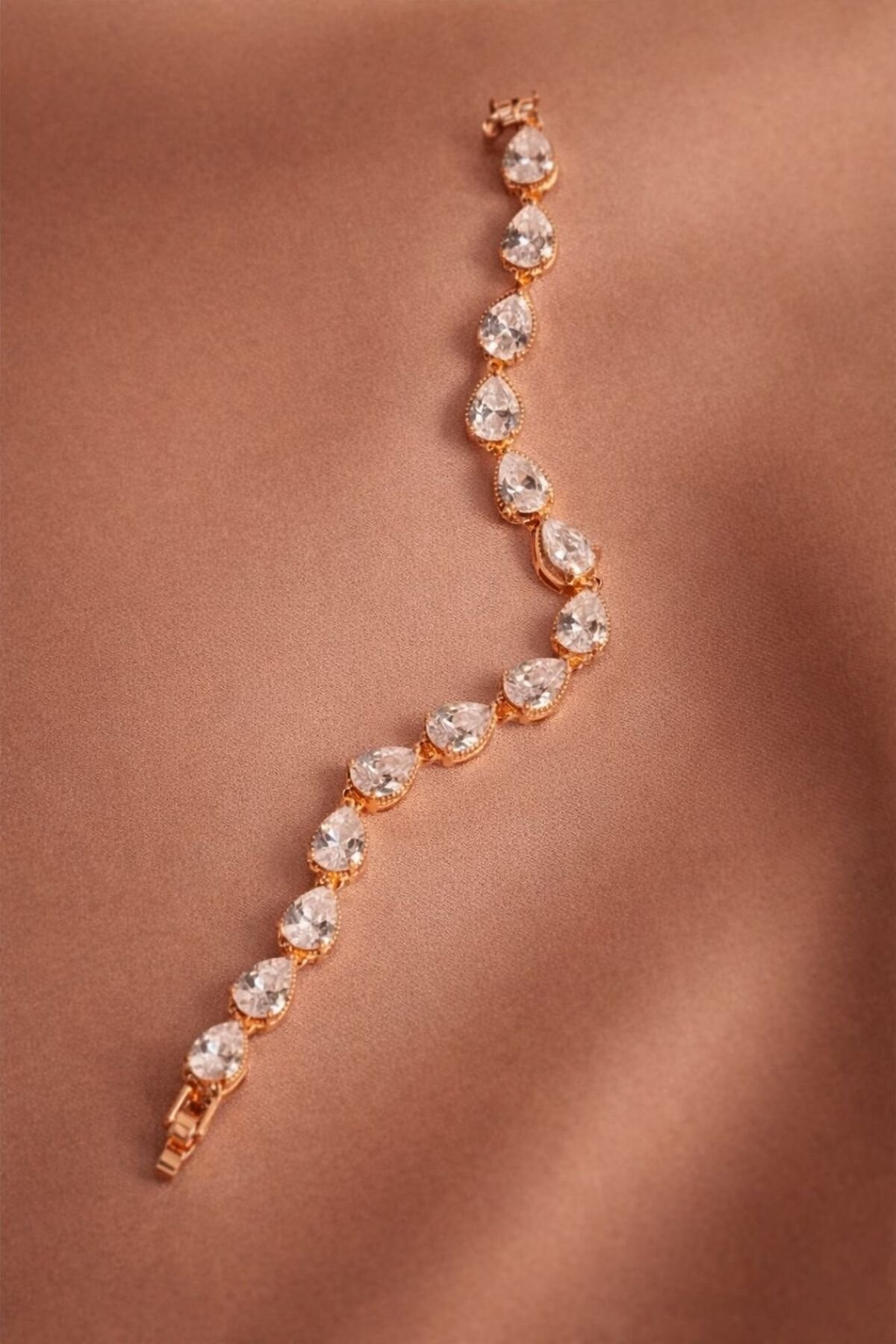 Kristal Model Damla Xuping Bileklik