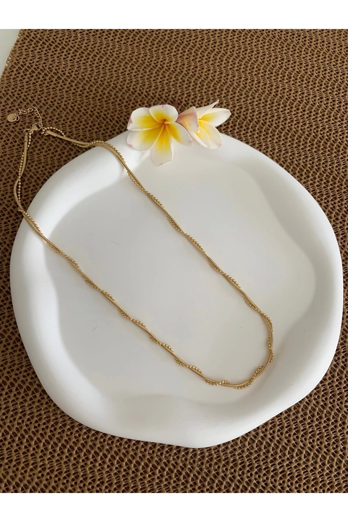 Çelik Küp İtalyan Zincir Disko Topu Dolamalı Kolye